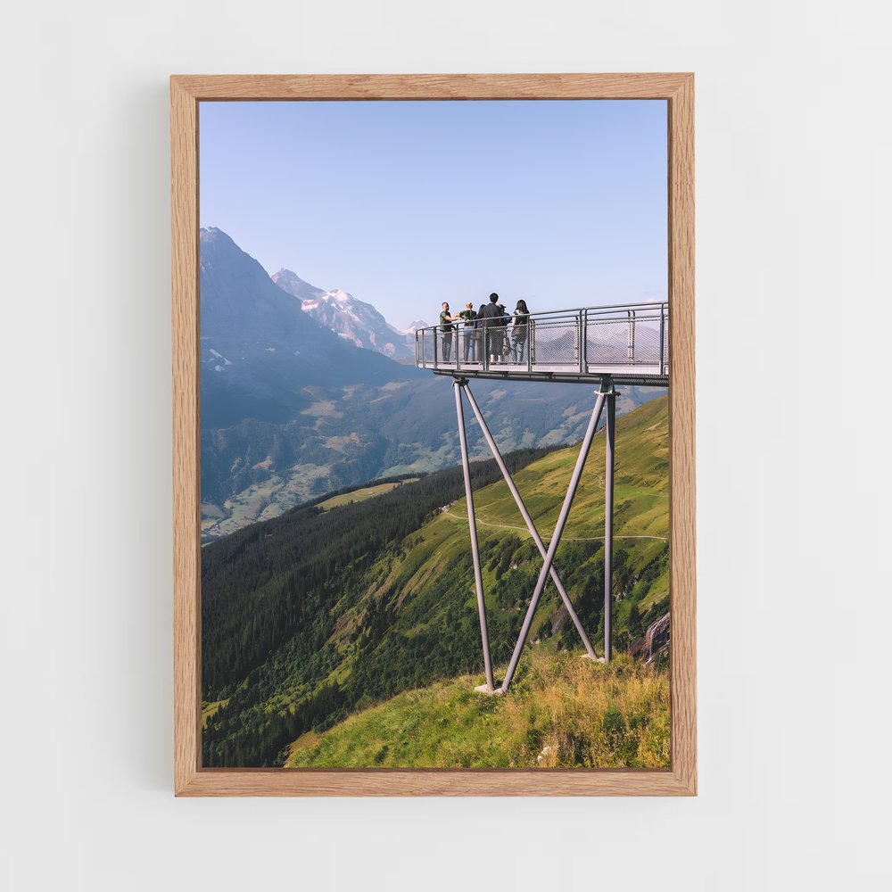 Poster Amour Suspendu – affiche Base jump (vue 4)